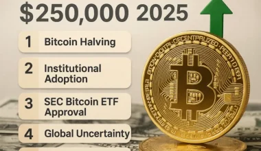 Пятерка причин, почему Bitcoin может взлететь до $250 000 в 2025